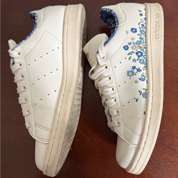 Adidas Stan Smith x Liberty London Sneakers - Size 8.5 - Tokyo Exclusive - Picture 4 of 7